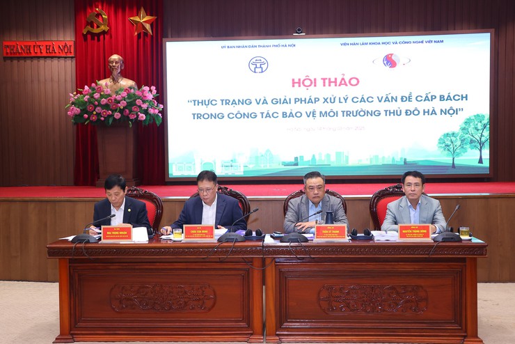 Nhiều giải pháp thiết thực cho công tác bảo vệ môi trường của Thủ đô- Ảnh 1.