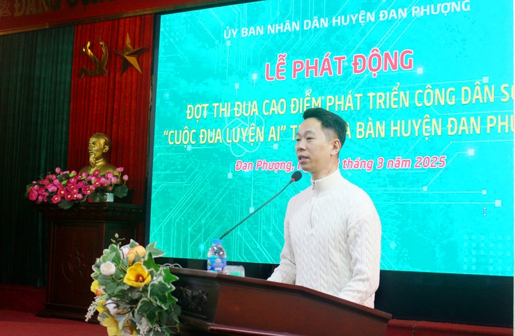 Huyện Đan Phượng thi đua cao điểm phát triển công dân số- Ảnh 3.