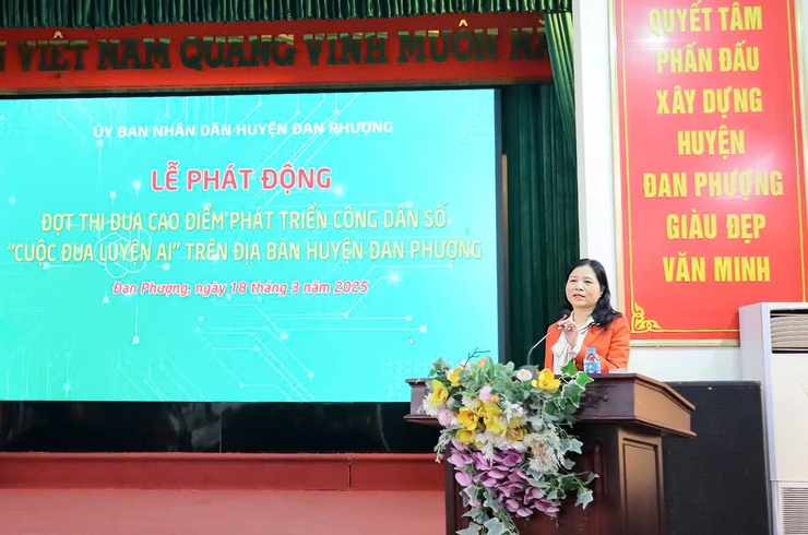 Huyện Đan Phượng thi đua cao điểm phát triển công dân số- Ảnh 2.
