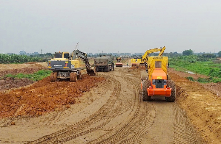 Huyện Hoài Đức: Giải phóng mặt bằng Dự án đầu tư xây dựng đường Vành đai 4 đạt 98,56%- Ảnh 1.