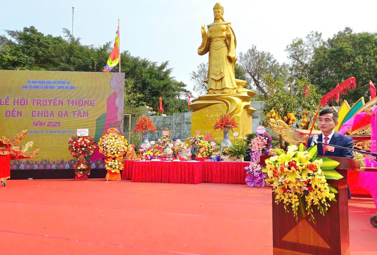 Khai mạc lễ hội truyền thống đền, chùa Bà Tấm - Hoàng Thái hậu Ỷ Lan- Ảnh 3.