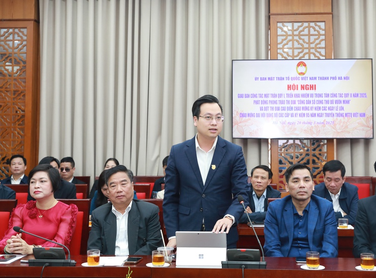 Mặt trận Thành phố phát động phong trào thi đua "Công dân số cùng Thủ đô vươn mình"- Ảnh 1.