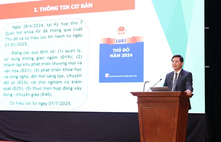 Liên đoàn Lao động thành phố Hà Nội quán triệt, triển khai Luật Thủ đô- Ảnh 2.