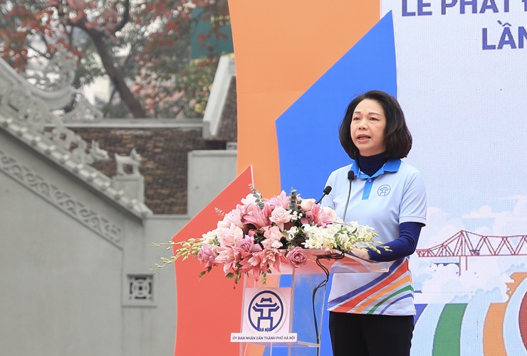 Hơn 4.000 người tham dự Ngày chạy Olympic và Giải chạy Báo Hànộimới năm 2025- Ảnh 2.