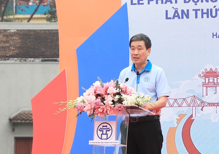 Hơn 4.000 người tham dự Ngày chạy Olympic và Giải chạy Báo Hànộimới năm 2025- Ảnh 4.