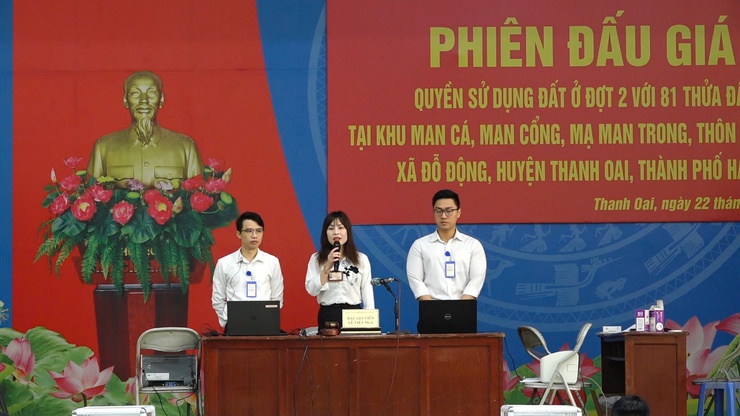 Huyện Thanh Oai chú trọng thực hiện đồng bộ các giải pháp thu ngân sách từ đấu giá đất- Ảnh 2.