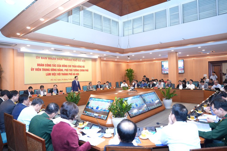 Phó Thủ tướng Trần Hồng Hà: Hà Nội cần phấn đấu giải ngân trên 100% kế hoạch vốn đầu tư công- Ảnh 4.