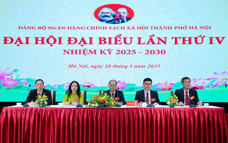 Đại hội Đảng bộ NHCSXH thành phố Hà Nội lần thứ IV thành công tốt đẹp- Ảnh 2.