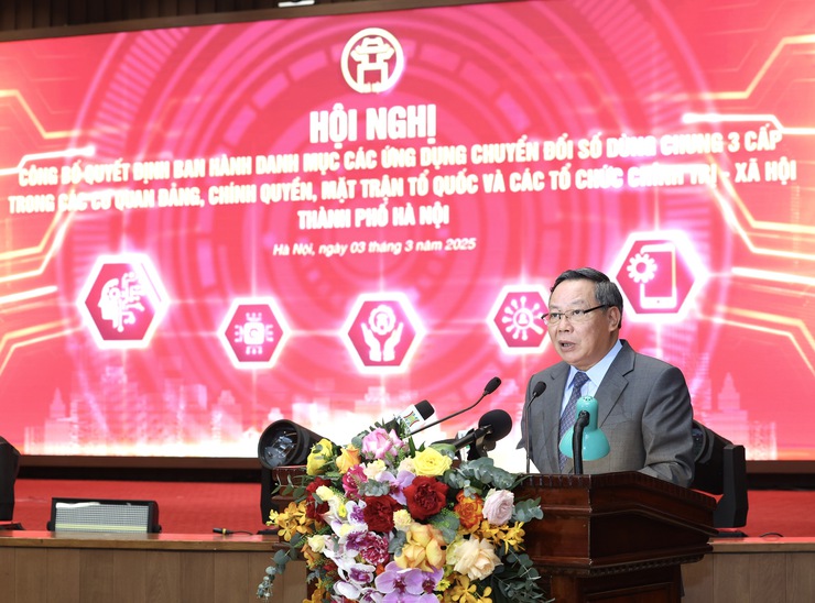 Triển khai các ứng dụng chuyển đổi số của Thành ủy Hà Nội: Tạo động lực quan trọng cho sự phát triển- Ảnh 1.