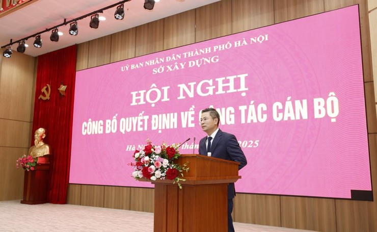 Sở Xây dựng Hà Nội bổ nhiệm các chức danh quản lý sau khi sáp nhập- Ảnh 1.