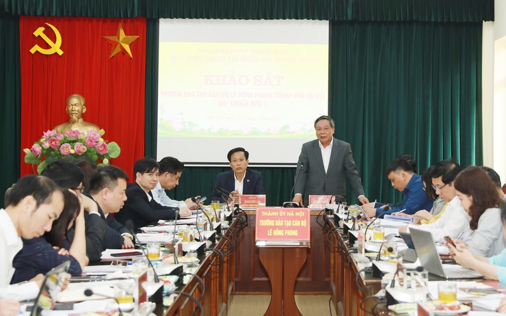 Không ngừng đổi mới, nâng tầm Trường Đào tạo cán bộ Lê Hồng Phong đáp ứng yêu cầu mới- Ảnh 4.