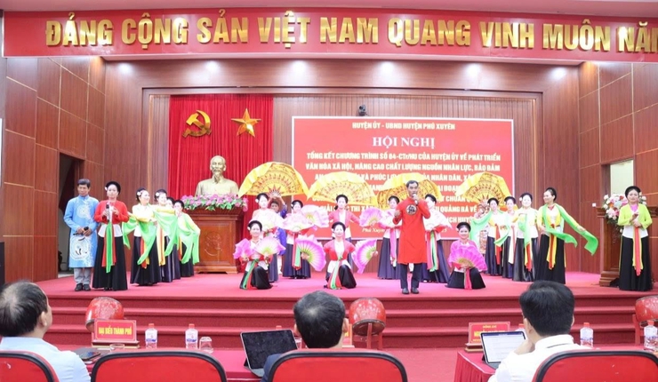 Phú Xuyên: Phát triển văn hóa - xã hội gắn với xây dựng nông thôn mới kiểu mẫu- Ảnh 2.
