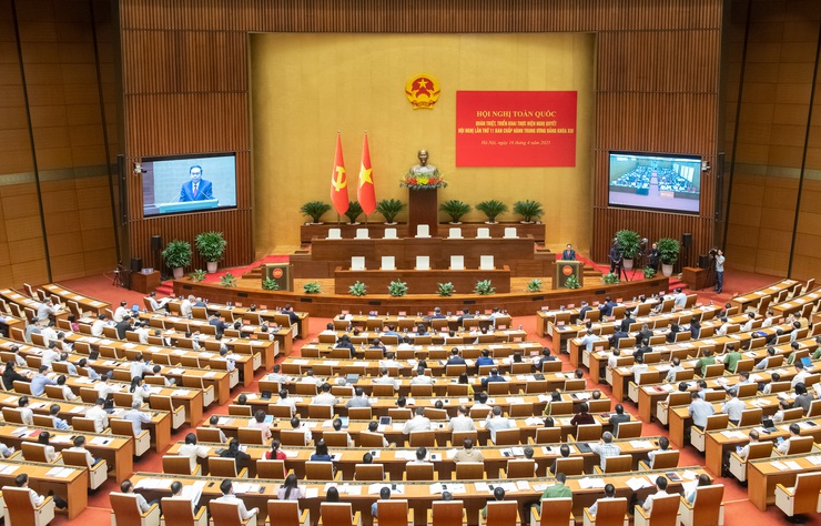 Triển khai tổ chức hoạt động chính quyền địa phương 2 cấp đảm bảo đúng lộ trình, tiến độ- Ảnh 1.