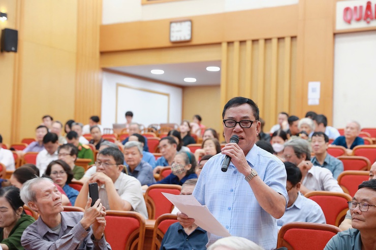 Cử tri quận Thanh Xuân kiến nghị đẩy nhanh tiến độ dự án đầu tư xây dựng đường Vành đai 2,5- Ảnh 2.