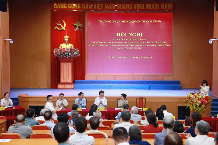 Cử tri quận Thanh Xuân kiến nghị đẩy nhanh tiến độ dự án đầu tư xây dựng đường Vành đai 2,5- Ảnh 1.