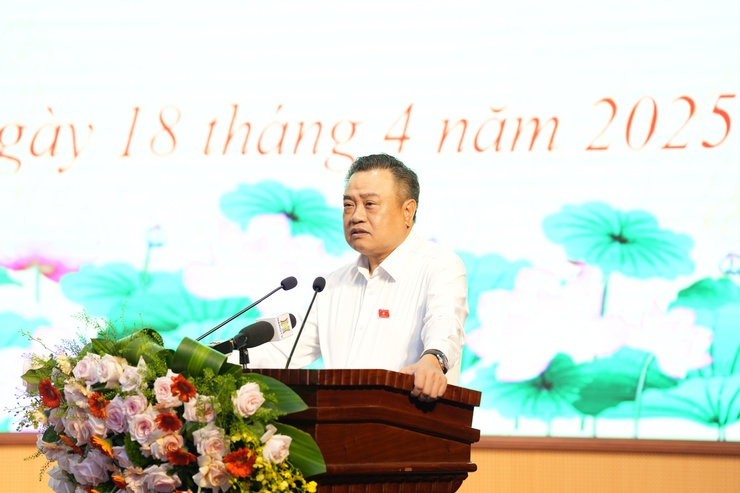 Chủ tịch UBND Thành phố Trần Sỹ Thanh tiếp xúc cử tri trước kỳ họp thứ Chín, Quốc hội khóa XV- Ảnh 4.