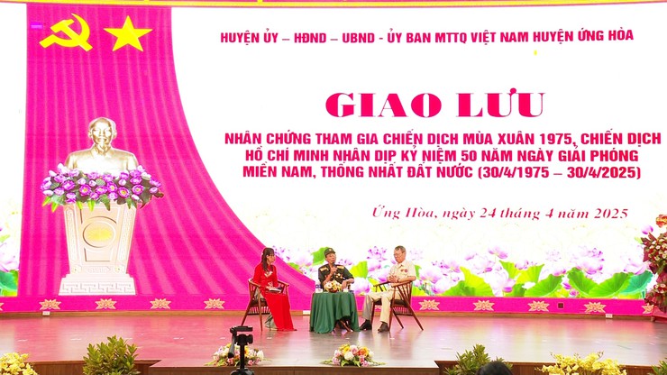 Ứng Hòa gặp mặt đại biểu cựu chiến binh tham gia kháng chiến chống Mỹ cứu nước- Ảnh 1.