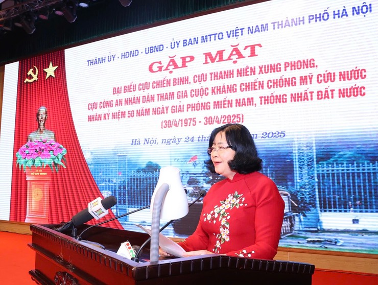 Hà Nội gặp mặt đại biểu cựu chiến binh, cựu thanh niên xung phong, cựu công an nhân dân- Ảnh 6.