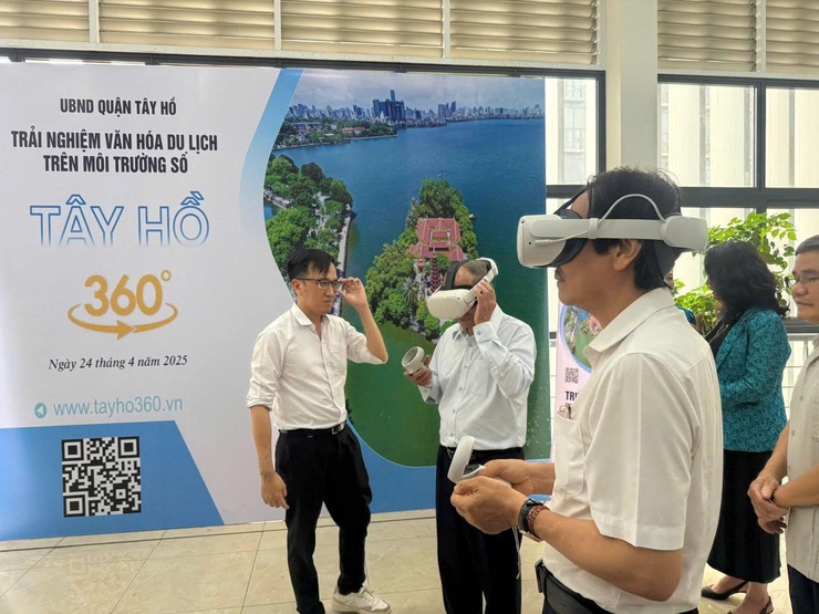 Ra mắt sản phẩm Dự án Tây Hồ 360 – Giai đoạn 2: Quận Tây Hồ ứng dụng chuyển đổi số nâng tầm bảo tồn văn hóa và phát triển du lịch thông minh- Ảnh 1.