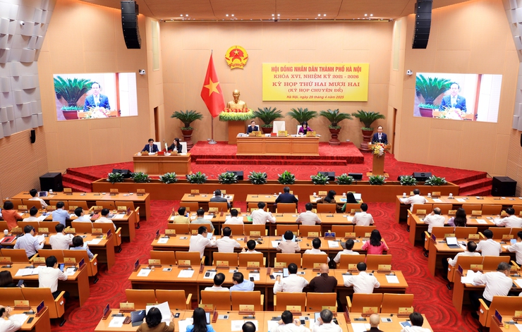 Khai mạc kỳ họp thứ 22 - kỳ họp chuyên đề HĐND Thành phố khóa XVI- Ảnh 5.