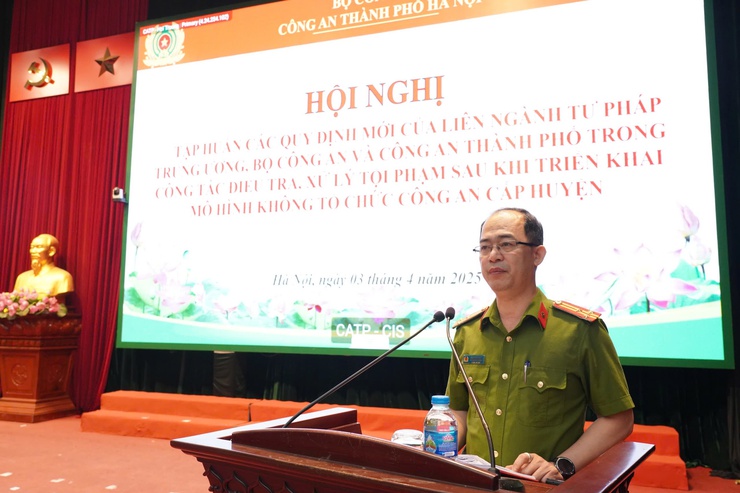 Tập huấn các quy định mới về công tác điều tra, xử lý tội phạm- Ảnh 2.