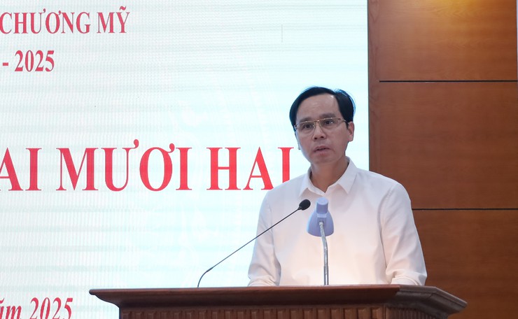 Huyện Chương Mỹ: Siết chặt công tác quản lý đất đai, trật tự xây dựng- Ảnh 2.