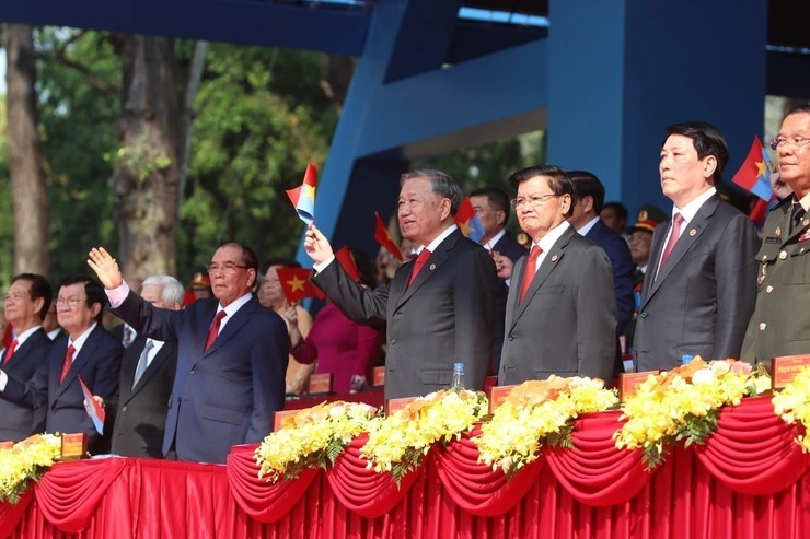 Trọng thể Lễ kỷ niệm 50 năm Ngày Giải phóng miền Nam, thống nhất đất nước- Ảnh 11.