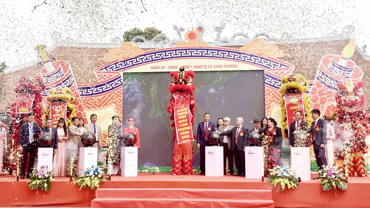 Khánh thành công trình tu bổ, tôn tạo di tích lịch sử, văn hóa quốc gia Đình, Quán Phương Bảng- Ảnh 1.