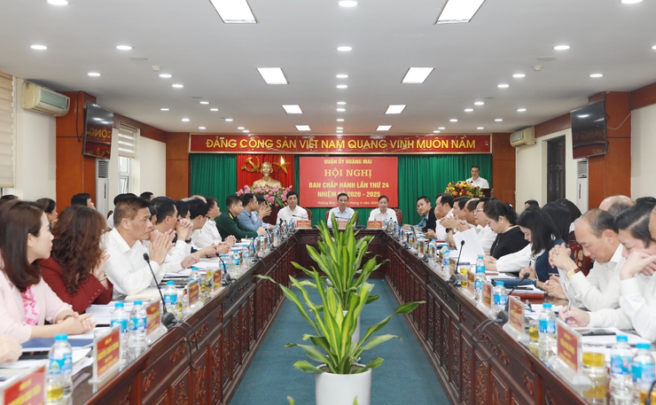 Quận Hoàng Mai: Tập trung hoàn thành các dự án trọng điểm trên địa bàn- Ảnh 1.