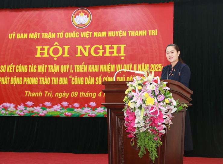 Mặt trận huyện Thanh Trì phát động thi đua "Công dân số cùng Thủ đô vươn mình"- Ảnh 3.