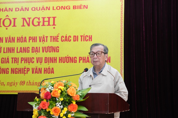 Long Biên: Phát huy giá trị di sản văn hóa phi vật thể các di tích thờ Linh Lang Đại Vương trên địa bàn- Ảnh 8.