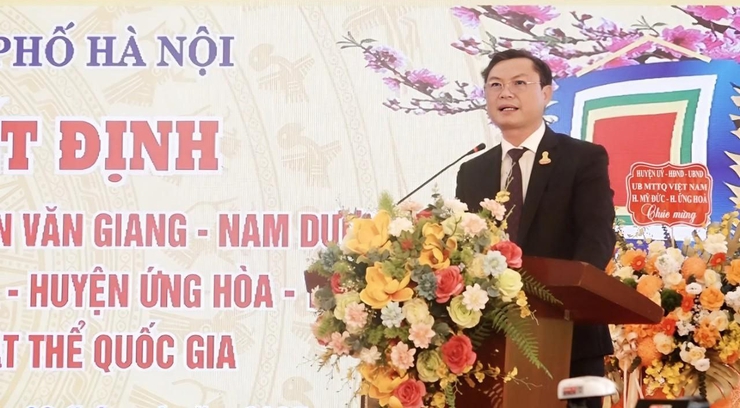 Lễ công bố Quyết định Di sản văn hóa phi vật thể cấp Quốc gia Lễ hội truyền thống Hội làng Văn Giang - Nam Dương- Ảnh 5.