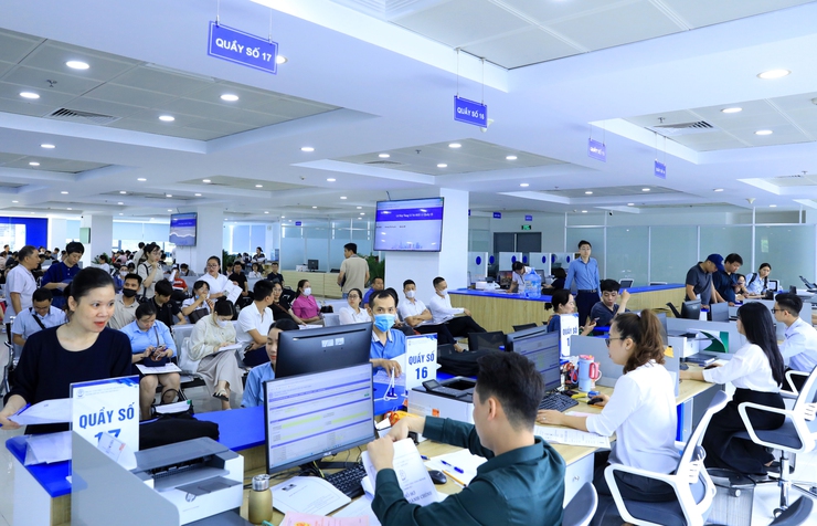 Phân luồng hợp lý, sắp xếp khoa học: Giải pháp giảm áp lực trong tiếp nhận hồ sơ đất đai- Ảnh 4.