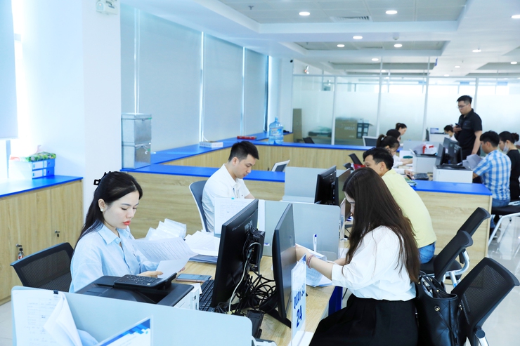 Phân luồng hợp lý, sắp xếp khoa học: Giải pháp giảm áp lực trong tiếp nhận hồ sơ đất đai- Ảnh 6.