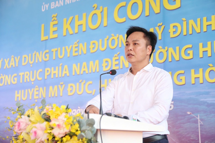 Hà Nội: Khởi công Dự án đầu tư xây dựng tuyến đường Mỹ Đình - Ba Sao - Bái Đính- Ảnh 2.