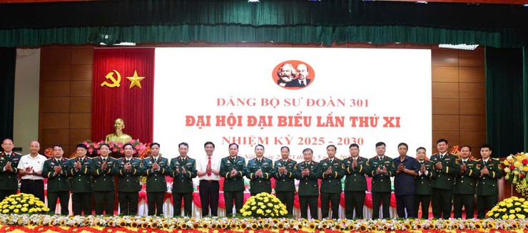 Đại hội đại biểu Đảng bộ Sư đoàn 301 lần thứ XI thành công tốt đẹp- Ảnh 2.
