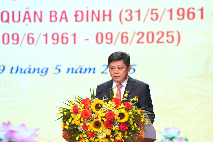 Ba Đình tổng kết thực hiện Nghị quyết Đại hội Đảng bộ quận lần thứ XXVI- Ảnh 1.
