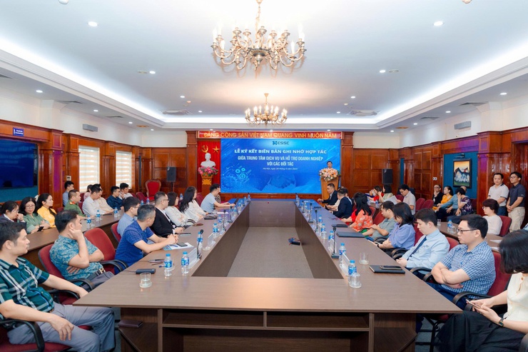 Trung tâm Dịch vụ và Hỗ trợ doanh nghiệp ký kết biên bản ghi nhớ hợp tác với các đối tác- Ảnh 1.