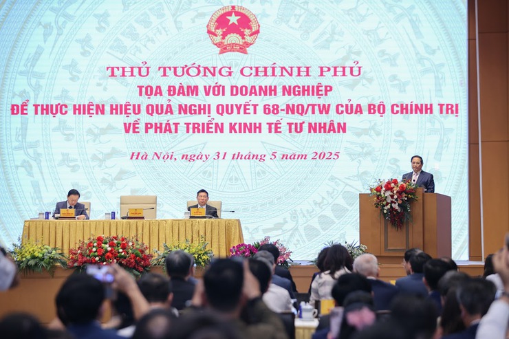 Thủ tướng Phạm Minh Chính tọa đàm với hơn 1.000 doanh nghiệp về phát triển kinh tế tư nhân- Ảnh 11.
