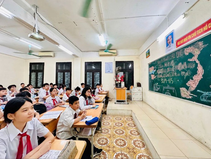 Đảm bảo an toàn và quyền lợi học sinh trong thời gian cải tạo Trường THCS Thanh Quan- Ảnh 4.
