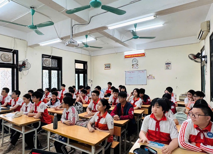 Đảm bảo an toàn và quyền lợi học sinh trong thời gian cải tạo Trường THCS Thanh Quan- Ảnh 1.