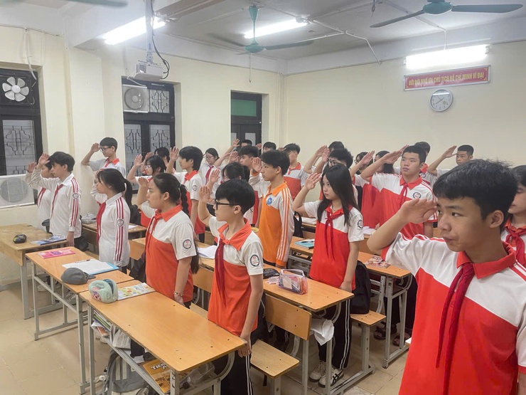 Đảm bảo an toàn và quyền lợi học sinh trong thời gian cải tạo Trường THCS Thanh Quan- Ảnh 2.