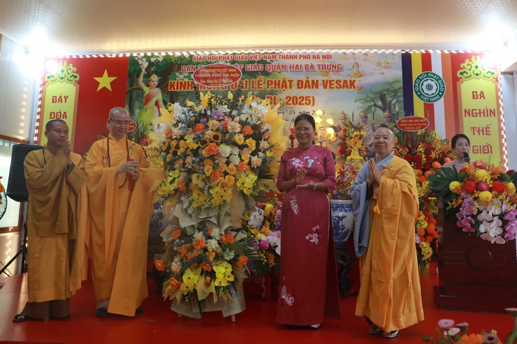 Giáo hội Phật giáo quận Hai Bà Trưng tổ chức đại lễ Phật đản Phật lịch 2569- Ảnh 2.