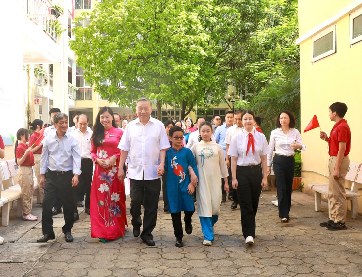 Tổng Bí thư Tô Lâm: Chăm lo cho trẻ khuyết tật là thước đo sự văn minh, tiến bộ của đất nước- Ảnh 1.