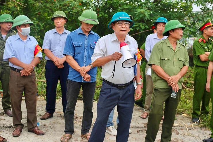 Phú Xuyên tổ chức cưỡng chế, bảo vệ thi công dự án đường dây 500/220kV trọng điểm quốc gia- Ảnh 3.