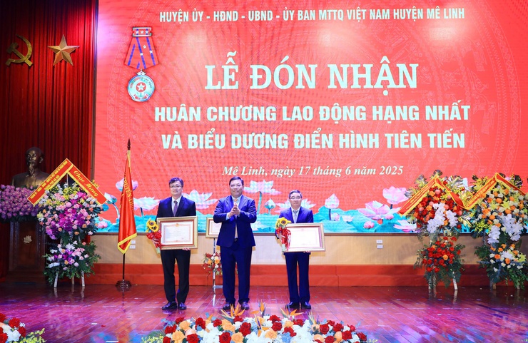 Huyện Mê Linh vinh dự đón nhận Huân chương Lao động hạng Nhất- Ảnh 5.