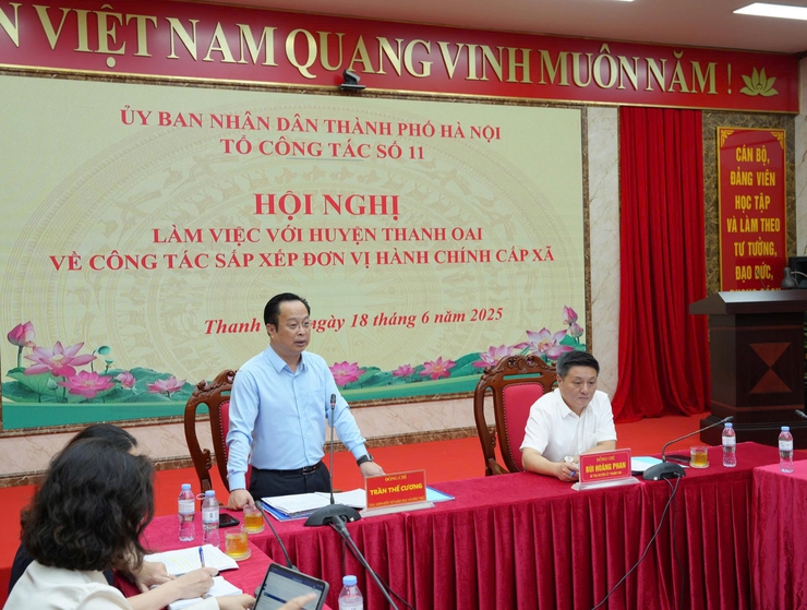 Huyện Thanh Oai chủ động triển khai sắp xếp đơn vị hành chính theo mô hình chính quyền hai cấp- Ảnh 5.