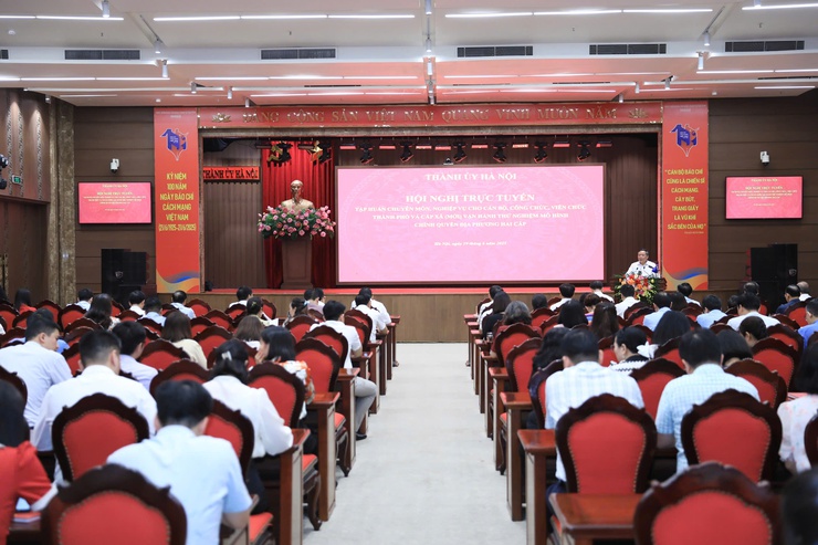 Hà Nội vận hành hệ thống điều hành chính quyền điện tử minh bạch, hiệu quả, phục vụ- Ảnh 1.