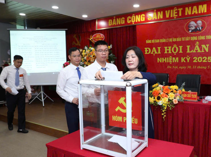 Đảng bộ Ban Quản lý dự án đầu tư xây dựng công trình giao thông thành phố Hà Nội tổ chức thành công Đại hội lần thứ III- Ảnh 2.