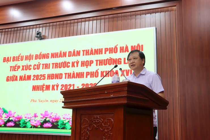 Tiếp xúc cử tri Phú Xuyên: Nhiều kiến nghị về giao thông, phát triển hạ tầng- Ảnh 4.